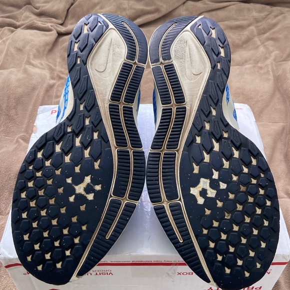 Nike Zoom Pegasus 35 In Men’s Size 9.5 very hard to find Carolina Blue OffWhite - Picture 7 of 15